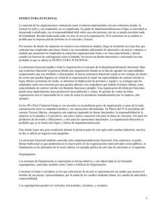 Estructura funcional