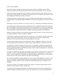 ETICA PARA AMADOR