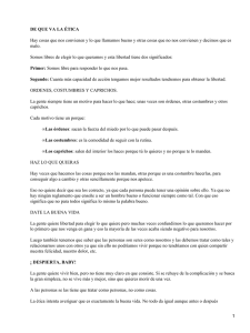 DE QUE VA LA ÉTICA