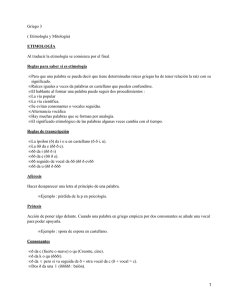 Etimología y Mitología