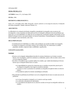 Evaluación del Diseño Etnográfico: Fiabilidad y Validez