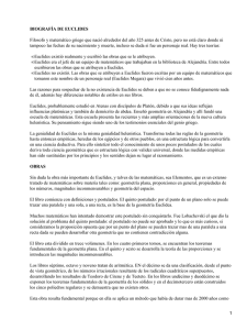 Euclides: vida y obra