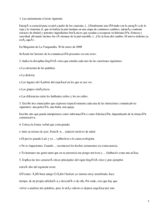 Examen de lengua