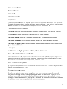 Federaciones estudiantiles