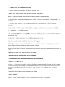 Filosofía de Nietzsche