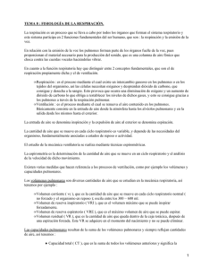Fisiología de la Respiración