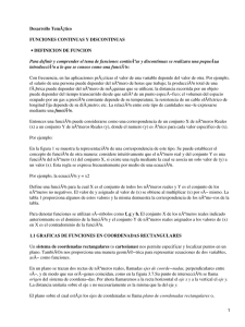 Funciones continuas y discontinuas