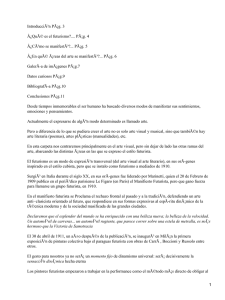 IntroducciÃ³n PÃ¡g. 3 Â¿QuÃ© es el futurismo?.... PÃ¡g. 4