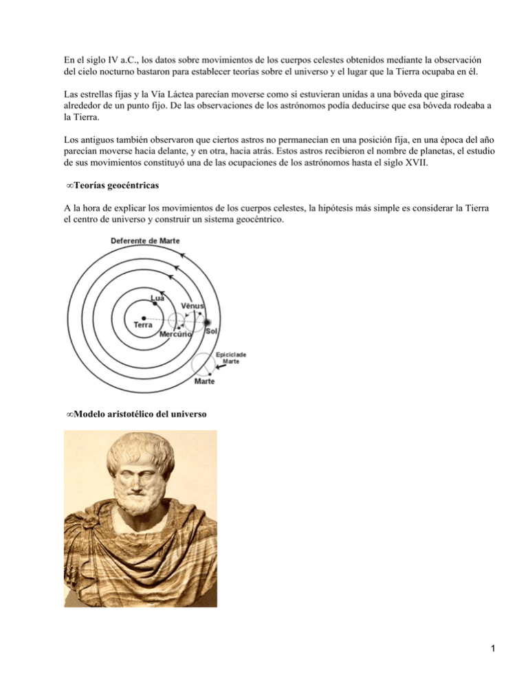 Geocentrismo Y Heliocentrismo