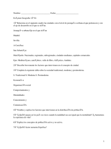 Nombre: ____________________________ Fecha:______________________ ExÃ¡men Geografia 1Âº Ev