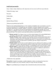 Gestión de la prevención