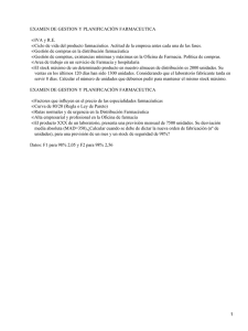 Gestión y Planificación farmacéutica