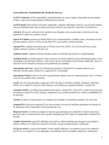 Glosario de Trabajo Social: Términos y Definiciones Clave