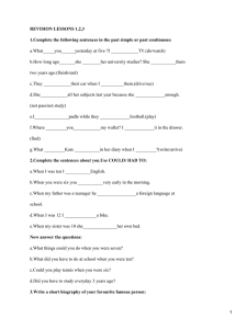 Gramática y vocabulario ingleses