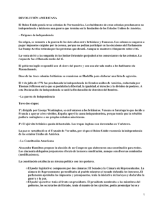 Guerra de la Independencia de los EEUU (Estados Unidos)