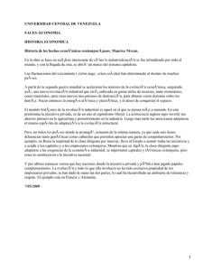 Historia Económica Contemporánea: Industrialización y Capitalismo