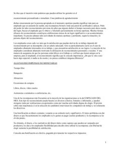 Incentivos laborales