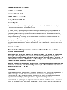 Industria de Comida rápida