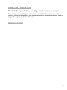 Introducción a Microsoft Word: Guía Básica
