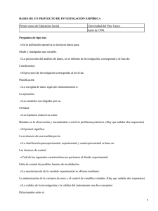 Investigación empírica
