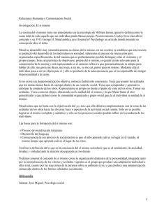 Investigación: El sí mismo