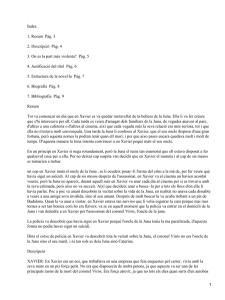 Índex 1. Resum  Pág. 3 2. Descripció  Pàg. 4