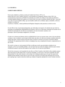 LA COLMENA: COMENTARIO CRÍTICO