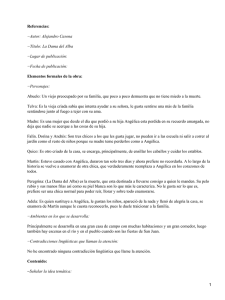 Referencias: Elementos formales de la obra: −Autor: Alejandro Casona