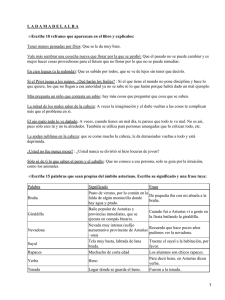 L A D A M A D E L A... Escribe 10 refranes que aparezcan en el libro y explícalos: •