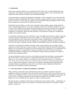 La ética protestante y el espíritu capitalista; Max Weber