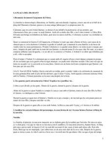 Examen: La Plaça del Diamant - Análisis Literario