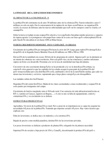 Latinoamérica. Espacio socioeconómico
