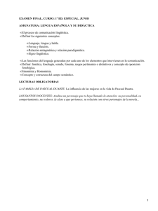 Lengua española y su didáctica