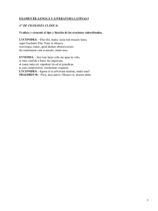Lengua latina y literatura