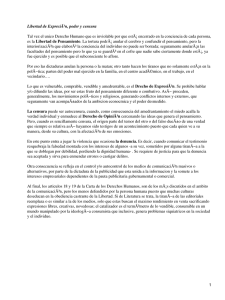 Libertad de ExpresiÃ³n, poder y censura