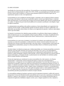 EL MERCANTILISMO