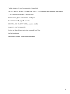 Trabajo Social de Oviedo Convocatoria de Febrero 2004