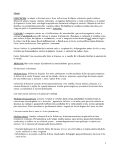 Miopía e hipermetropía