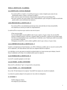 Motivación laboral