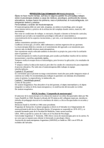 BENENZON Cap. 5 Formación del musicoterapeuta