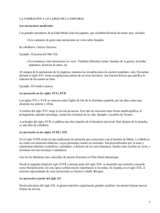 Narración a lo largo de la historia