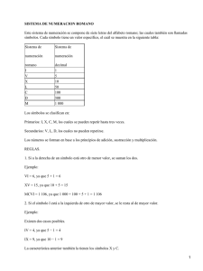 Números romanos