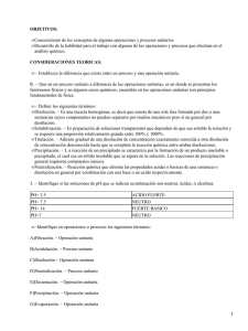 Guía de Laboratorio: Operaciones y Procesos Unitarios en Química