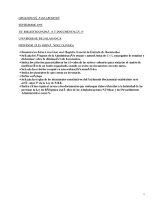 Organización de archivos