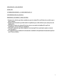 Organización de archivos