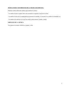 Orígenes de la música occidental