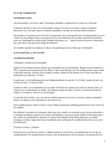 PLAN DE MARKETING I.INTRODUCCION.