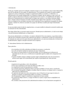 Planeación, organización, dirección y control