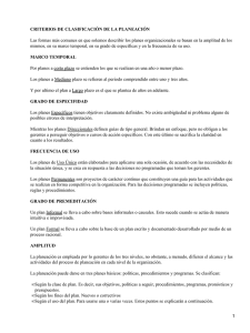 Planes organizacionales
