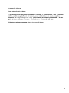 Planificación del armado de un amplificador de audio